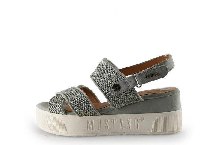 Mustang Sandalen in maat 38 Groen, Kleding | Dames, Schoenen, Groen, Zo goed als nieuw, Sandalen of Muiltjes, Verzenden