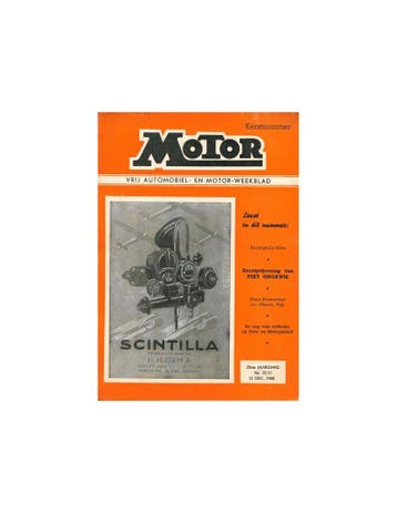 1945 MOTOR MAGAZINE 21 NEDERLANDS, Nieuw