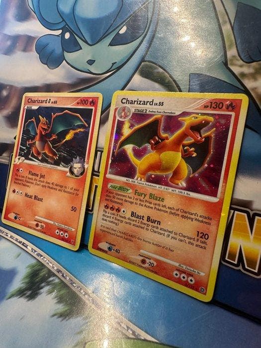 Pokémon - 2 Card - Charizard Foil - Diamond & Pearl -, Hobby & Loisirs créatifs, Jeux de cartes à collectionner | Pokémon