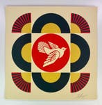 Shepard Fairey (OBEY) (1970) - Dove Geometric (Cream)