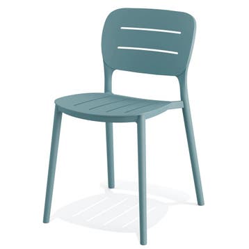 Stoel | PROPI | Blauw | Kunststof | Outdoor | Stapelbaar |, Verzenden, Nieuw in verpakking