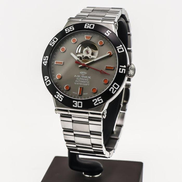 Murex - SUPREMO Open Heart Automatic - MUA672H-SB-13 -, Handtassen en Accessoires, Horloges | Heren