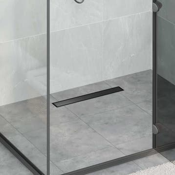 vidaXL Doucheafvoer 2-in-1 met 360° Sifon Zwart 50 cm, Doe-het-zelf en Bouw, Sanitair, Verzenden, Nieuw