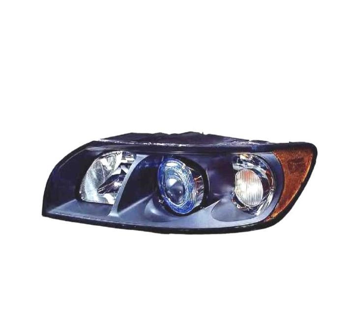 PHARE GAUCHE VOLVO S40 V50 04-07 FOND NOIR H7 + HB3, Autos : Pièces & Accessoires, Éclairage, Envoi