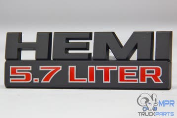Logo HEMI 5.7 Liter black, Ophalen of Verzenden, Nieuw