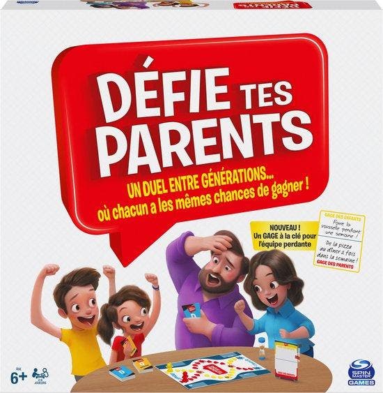DÉFIE TES PARENTS - Nouvelle Edition du Jeu de Société o, Kinderen en Baby's, Speelgoed | Kinderpuzzels, Nieuw, Verzenden