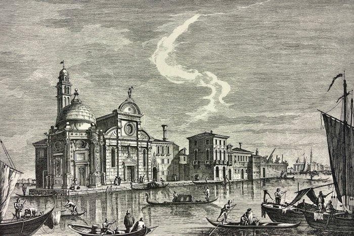 Antonio Sandi (1733-1806) & Francesco Tironi - Isola di Samn, Antiquités & Art, Antiquités | Autres Antiquités