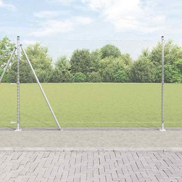 vidaXL zeshoekig gaashek met betonnen voetstuk 25 x 1,4 m, Verzenden, Nieuw