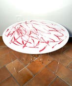 Mrn.D - Table basse - plexiglas - Rétro vernisé à la main