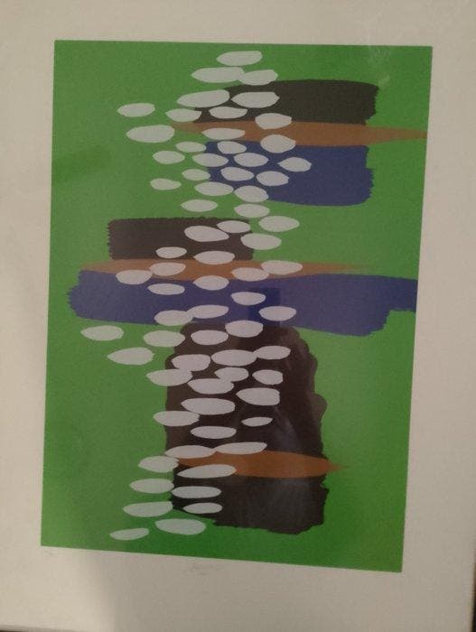 Bruno Munari (1907-1998) - Tempera, Antiquités & Art, Antiquités | Autres Antiquités