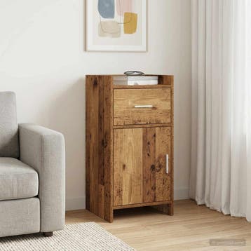 vidaXL Dressoir Oud hout 40 x 36 x 80 cm Bewerkt hout, Huis en Inrichting, Verzenden, Nieuw