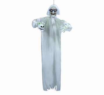 Halloween Hangdecoratie Dokter Met Licht En Geluid 1,5m, Verzenden, Nieuw