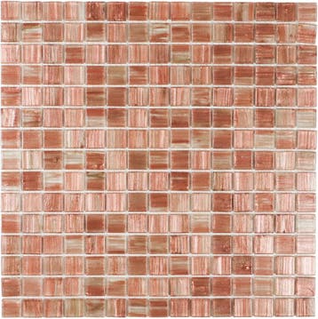 Wand & Vloer Mozaïek Tegels Factory Glas Rosé - Matje 32,., Doe-het-zelf en Bouw, Tegels, Nieuw, Ophalen of Verzenden, 20 tot 40 cm