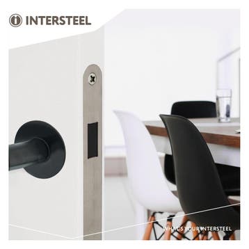 Woningbouw magneet loopslot geborsteld RVS - voor binnendeur, Ophalen of Verzenden, Slot