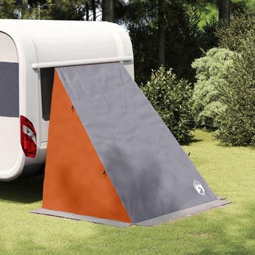 vidaXL Achterkleptent 190 x 150 x 185 cm Grijs en Oranje, Verzenden, Nieuw