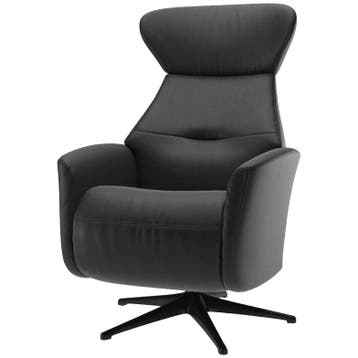BoConcept Fauteuil Palermo Met Elektrische Verstelling -, Huis en Inrichting, Fauteuils, Gebruikt, Verzenden, 75 tot 100 cm, Leer