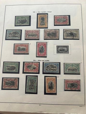 Belgisch-Congo 1910/1923 - Uitgebreide verzameling -, Gestempeld