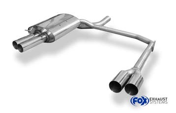 FOX BMW E60/61 520d 525d 530d einddemper uitgang rechts/link, Verzenden