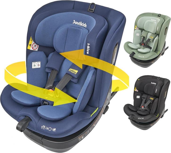 Autostoel - Isofix Autostoeltje - 0-12 jaar - Blauw - Joviki, Kinderen en Baby's, Autostoeltjes, Nieuw, Verzenden