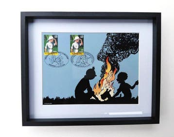Hergé - Filatelistische collectie van 8 velblokken -