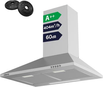 Hotte murale 60cm Inox - Retour client - Etat neuf - 47%..., Verzenden