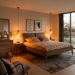 Van Os Ledikant Locarno - 200 x 200, Huis en Inrichting, Nieuw