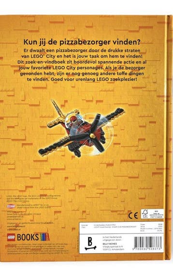 LEGO Zoek- & vindboek: Waar is de pizzabezorger? billy boys, Verzenden, Zo goed als nieuw, Billy boys