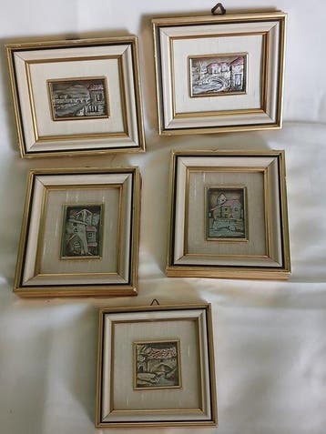 Lijst (6) - Hout en Zilver, Antiek en Kunst