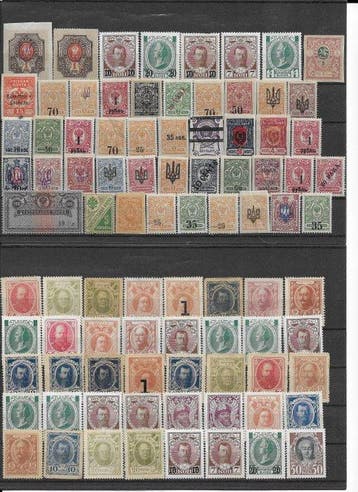 Rusland 1850/1957 - Postzegelverzameling. Rusland en, Gestempeld