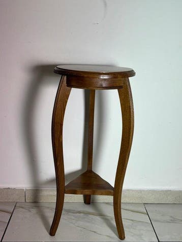 Gueridon - Oude driepotige sellette in Louis XV-stijl van, Antiquités & Art