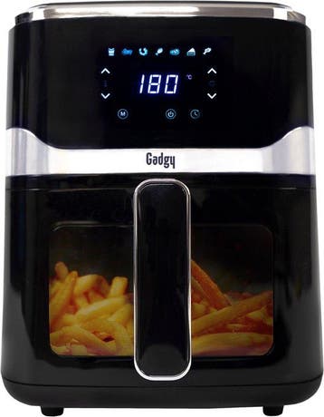 2dekans | Gadgy Airfryer 5L met Kijkvenster – 1400W –, Ophalen of Verzenden