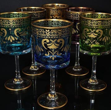 Artemisia - Drinkset - Arno Vino - Kristal, gouden zecchino
