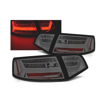Feux Arrière Pour Audi A6 4F 08-11 Light Bar Fond Chromé Fum, Verzenden