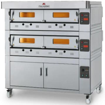 Modulaire Pizzaoven | ECO-GAS | Gas | 12x Ø30cm / Bakkamer, Verzenden