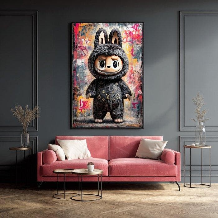 Artxlife - Labubu Acrylic Paint Vuitton [XXL], Antiquités & Art, Antiquités | Jouets