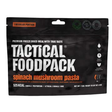 Spinazie Champignon Pasta - Tactical Foodpack, Verzenden