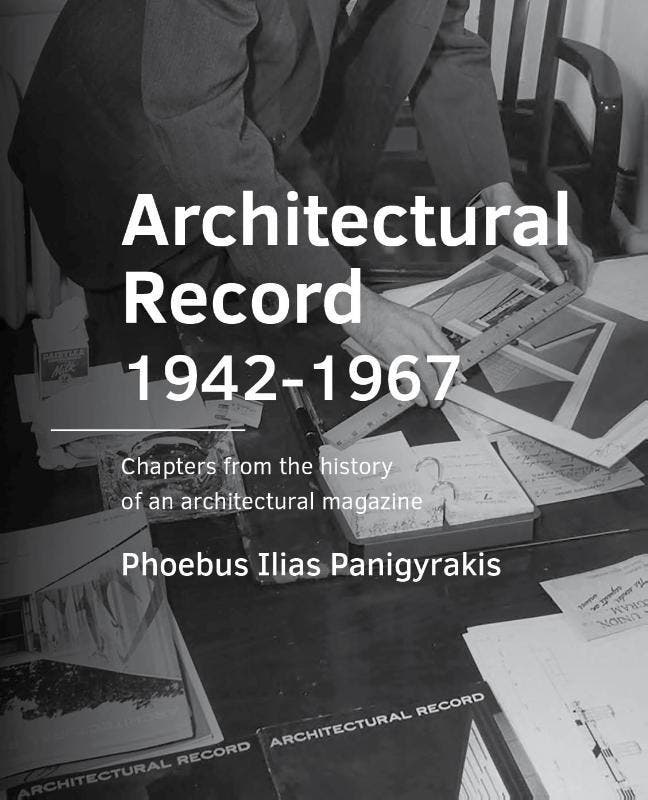 Architectural Record 1942-1967 | Phoebus Ilias Panigyrakis, Boeken, Overige Boeken, Nieuw, Verzenden