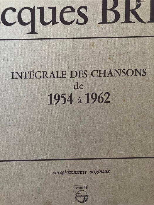 Jacques Brel - Intégrale Des Chansons de 1954 à 1962 - 5 x, CD & DVD, Vinyles Singles