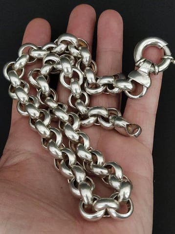 Sans prix de réserve - Chaîne Argent - Jasseron XXL