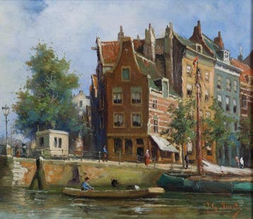 J.G. Smits (1823-1910) - De Spaanse Kade