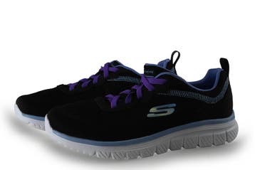 Skechers Sportschoenen in maat 36 Zwart, Kleding | Dames, Schoenen, Skechers, Verzenden, Zo goed als nieuw, Sportschoenen
