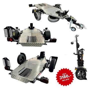 Motor Aanhangwagen 750 kg Verlaagbaar Motortrailer, Ophalen, Nieuw