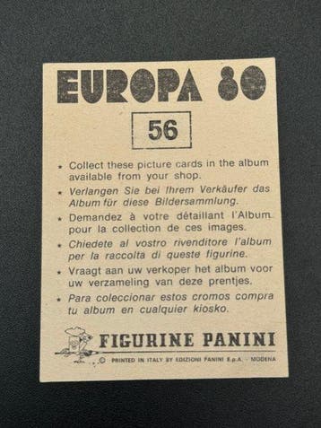 1980 Panini #56 Europa 80 - Badge: Nederland - 1 Sticker -, Verzamelen, Stickers, Nieuw