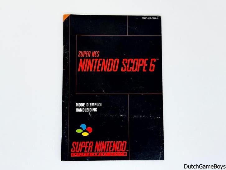 Super Nintendo / SNes - Nintendo Scope 6 - FAH - Manual, Games en Spelcomputers, Games | Nintendo NES, Gebruikt, Verzenden