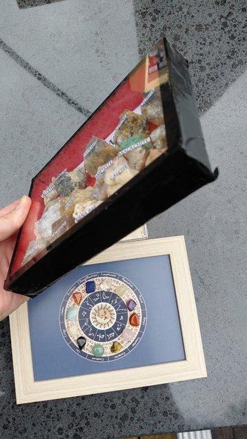 Belle collection de minéraux et de pierres précieuses.- 760, Collections