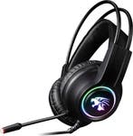 V6000 game headset - Bedrade hoofdtelefoon - USB - 3,5mm..., Verzenden
