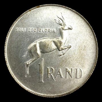 Zuid-Afrika. Silver 1 Rand 1971 (Zonder minimumprijs)