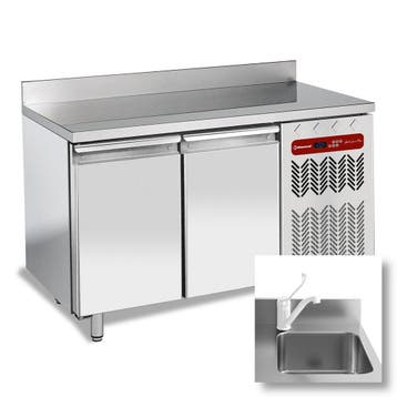 Koelwerkbank | Energiezuinig | 260L | 2 Deuren (1/1 GN) |, Verzenden