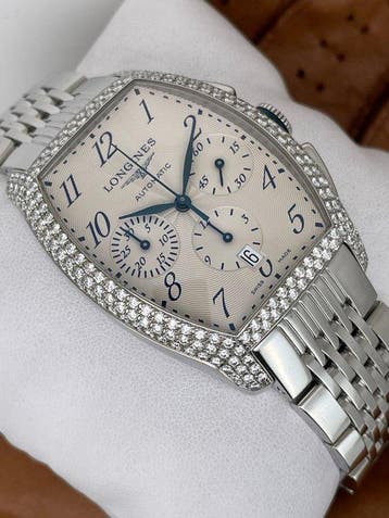 Longines - Evidenza Chronograph Automatic Full Diamonds