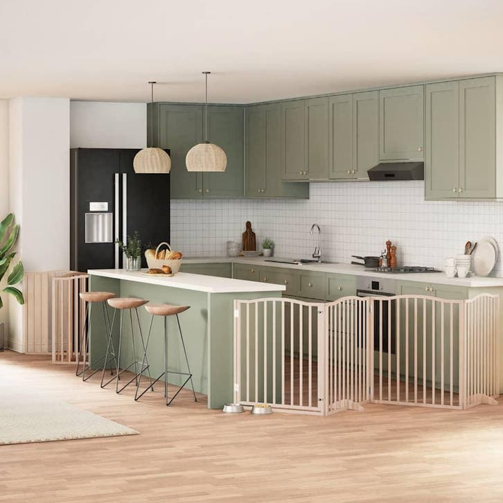 vidaXL Hondenhek inklapbaar met deur 12 panelen 960 cm, Dieren en Toebehoren, Hondenbenches, Nieuw, Verzenden